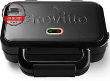 Image of Breville Ultimate Deep Fill Toastie Maker | 2 Slice Sandwich Toaster Black