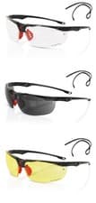 Image of Beeswift Safety Glasses High Performance Lens Sports Style Clear, Grey, Yellow