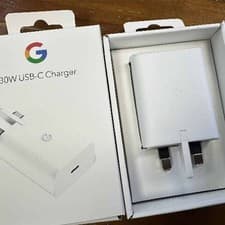 Image of 30W Google PD Fast Charger USB-C Fits Pixel 8 7 6 5 + UK Plug New