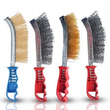 Image of Heavy Duty Wire Hand Brush Stainless Steel Bristles Rust Paint Metal Removal