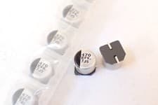Image of PANASONIC EEEFK1E471P 470uf 25V ALUMINIUM SMD CAPACITOR LOW ESR 10x10mm x10pcs