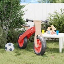 Image of Balance Bike for Children with Air Tyres Red