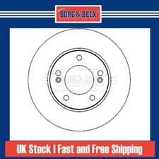 Image of 2x Brake Discs Vented For Ssangyong Turismo MK2 2.2 XDI Borg Front 4144121001