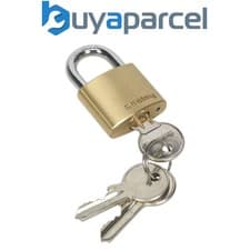 Image of Sealey PL100 Brass Body Padlock 30mm