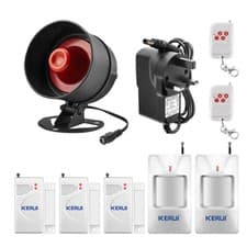 Image of KERUI Wireless Security Alarm System Garage Shop Burglar PIR Motion Detector