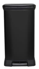 Image of Curver Deco Bin Rectangular Pedal 50L, Black