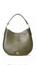 Image of Ralph Lauren Charli Olive Crossbody Bag including dustbag. RRP £299 BNWT
