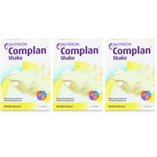 Image of Complan Shake Vanilla Flavour 4 x 57g - Pack of 3