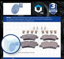 Image of Brake Pads Set Rear ADF124212 Blue Print 1763916 1829395 1840037 1916327 2006029