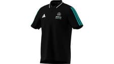Image of Genuine Mercedes-Benz Mens Black Polo Shirt 2026 Mercedes F1 Adidas XL B67998501