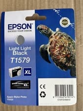 Image of Epson T1579 Turtle UltraChrome Ink Cartridge Light Light Black C13T15794010