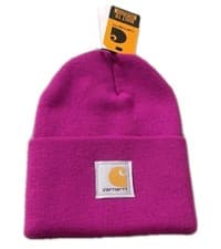 Image of Trendy NWT Barbie Hot Pink Glow Carhartt Knit Cuffed Beanie NWT