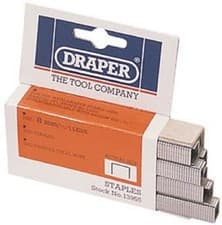 Image of Draper Heavy Duty Staples, 8mm (Pack of 1000) 13955
