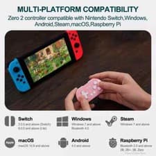 Image of 8BitDo Zero 2 Gamepad Controller for Switch, PC, Steam, Android, macOS, Pi