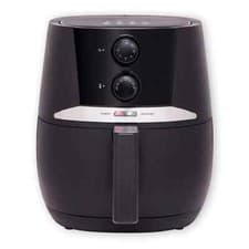 Image of Black+Decker Air Fryer 4-in-1 Oven, 4.3L Manual Black, 30 MINUTE TIMER WITH AUTO