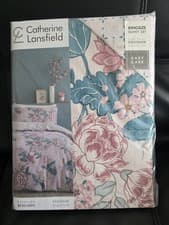Image of Catherine Lansfield Reversible King Duvet Cover Set 230x220cm Bedding Set