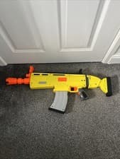 Image of Nerf Fortnite Scar AR-L Motorized Blaster Gun Great Conditon Fully Working