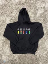 Image of One Direction, Microphone black hoodie