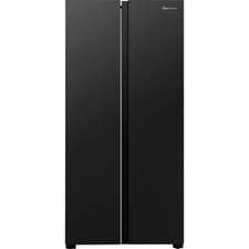 Image of Fridgemaster MS83430EB 83cm Frost Free American Fridge Freezer Black E Rated