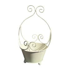 Image of Vintage Rustic Metal Wall Planter Planter Holder,Decorative
