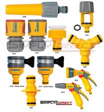 Image of HOZELOCK QUICK CONNECT EASY TO USE OUTDOOR HOSE CONNECTOR VARIOUS TYPES & SIZES