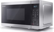 Image of Sharp YC-MS02U-S Solo Digital Microwave Oven 20L 11 Power Levels 800W Silver