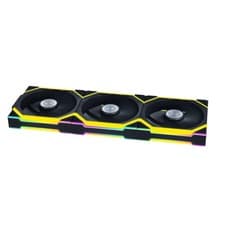 Image of Lian Li UNI Fan SL Wireless 120mm ARGB Triple Pack Black (12SL1W3B)