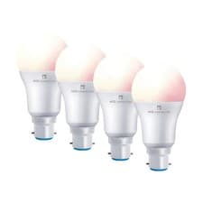 Image of 4 X 4lite WiZ 8W Dimmable Multicolour RGB LED Smart Bulb B22 Bayonet APP CONTROL
