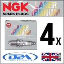 Image of 4x NGK ILKAR7B11 4912 Laser Iridium Spark Plugs For TOYOTA YARIS 1.33 01/09-->