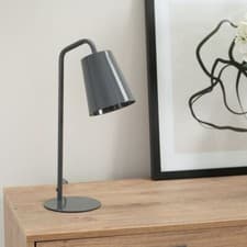 Image of Desk Task Lamp Bedside Bedroom Office Reading Light Modern Metal Standard Lights