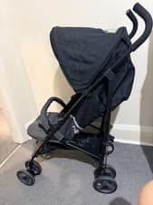Image of Joie Ember Nitro LX Stroller Black with Rain Cover