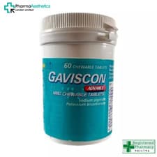 Image of Gaviscon Advance Chewable Tablets Peppermint x 60
