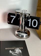 Image of Classic Alarm Clock without Battery, 1 Count Desktop Page Flip Clock