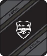 Image of Arsenal FC Fleece Blanket Dark Rayz Gift Fan Official Licensed