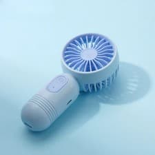 Image of USB Mini Handheld Fan Rechargeable Portable 3 Speed Cooling Fan Travel