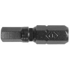 Image of CK Tools T4560 HEX25 Blue Steel Impact Screwdriver Bit 25mm HEX 2.5mm