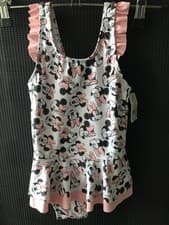 Image of Disney Baby Girls Minnie Mouse Swimming Costume frill Swimwear 18/24 NEW
