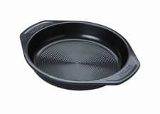Image of Circulon Ultimum BW Cake Tin Black Steel Round Baking Mould Pastry Bakeware - 8"