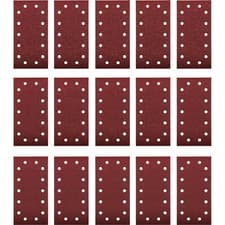 Image of Einhell 15 Piece 1/2 Sanding Sheet Set Assorted Pack of 15