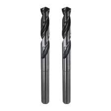 Image of 2pcs 33/64" Twist Drill Bits M35 High-Speed Steel HSS Round Shank 6" Long