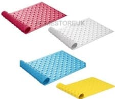 Image of BUBBLE BATH BATHROOM SHOWER MAT RUG ANTI NON SLIP SUCTION CUPS RUBBER SAFETY 