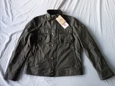 Image of belstaff racemaster wax jacket 48