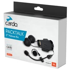 Image of Cardo Packtalk 2nd Helmet JBL Kit Intercom Motorbike Motorcycle - Bold / Black