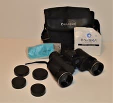 Image of NEW? Barska Optics 7x35 100 yards binoculars w caps original case manual