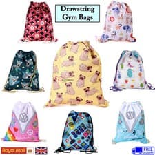 Image of Kids School Gym Bag Sports Bag PE Swimming Rucksack Children's Boys Girls