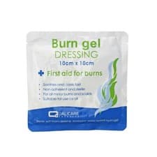 Image of Qualicare Burns Dressings 10cm x 10cm - Pack of 10 - For all minor burns and sca