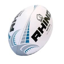 Image of Rhino Mistral Rugby Ball5 White/Blue/Black  RD3119