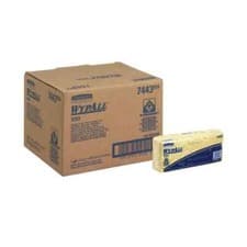 Image of Wypall X50 Cleaning Cloths Yellow (Pack of 50) 7443