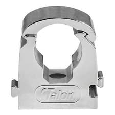Image of 15mm TALON SINGLE HINGED CHROME EFFECT PIPE CLIPS