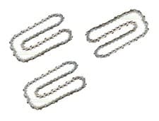 Image of 3x Saw Chain 40cm 1.1mm 3/8" 56TG Milwaukee M18 FCHS-0 / M18 FCHS-121 Chainsaw